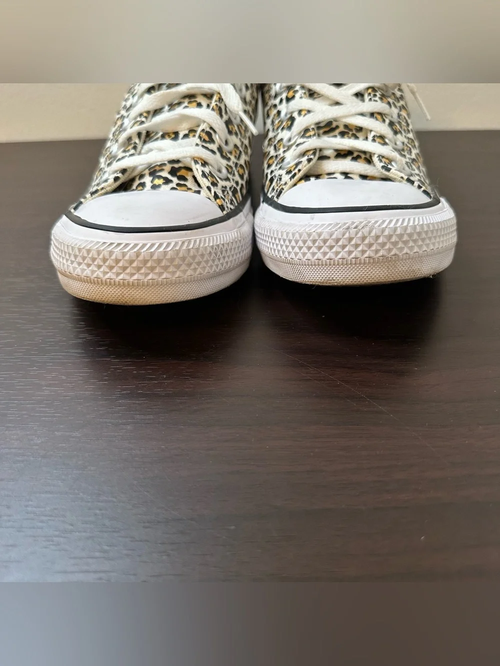 Converse All Star Street Low Top Leopard Print Lace-Up Sneakers US 8 EU 39 - Picture 5 of 16